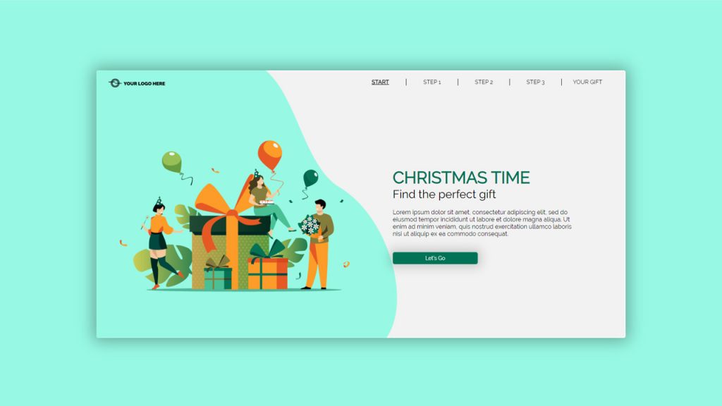 New template "Christmas Gift Finder" on the Dot.vu Marketplace