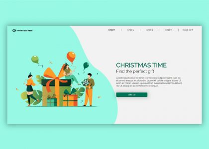 New template "Christmas Gift Finder" on the Dot.vu Marketplace