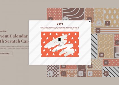 Dot.vu News Template Advent-Calendar with Scratch Cards