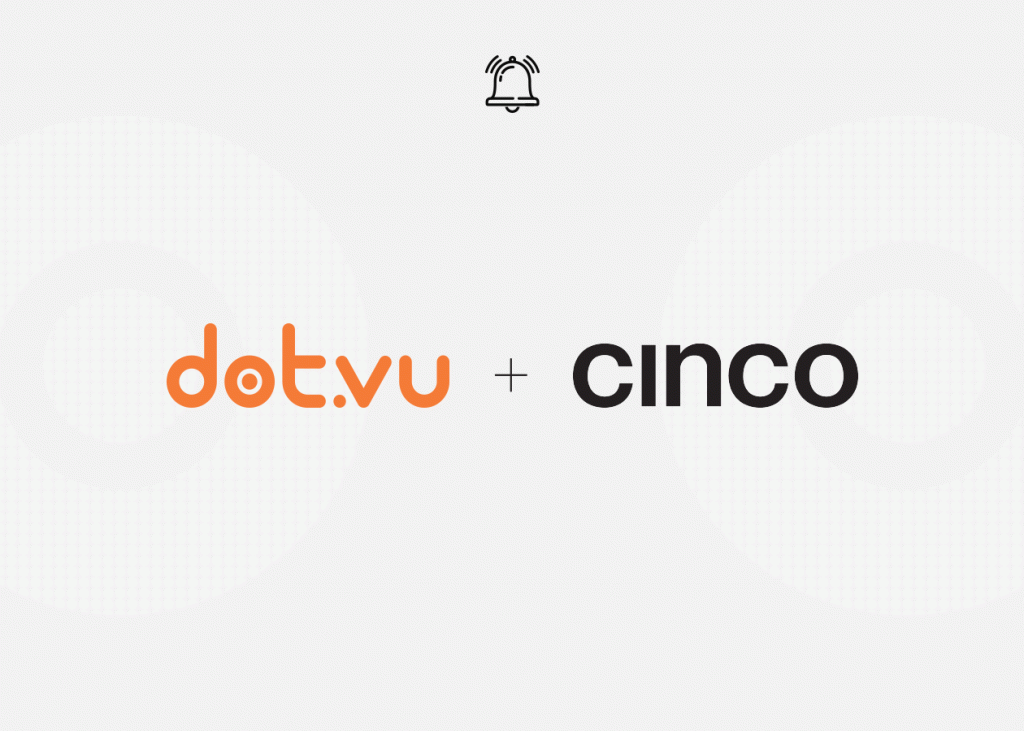 Dot.vu new client announcement Cinco