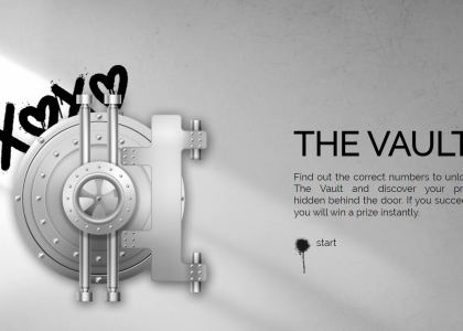 The Vault marketing game template