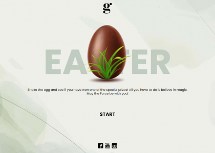 Shake the Easter Egg Marketing Game template
