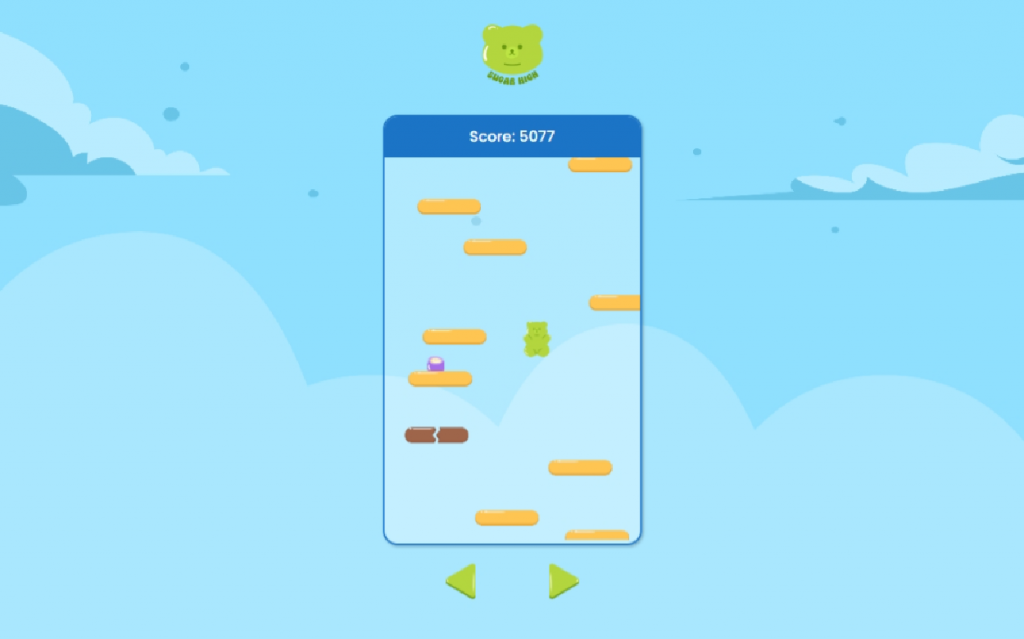 Doodle Jump Leaderboard template by Dot.vu