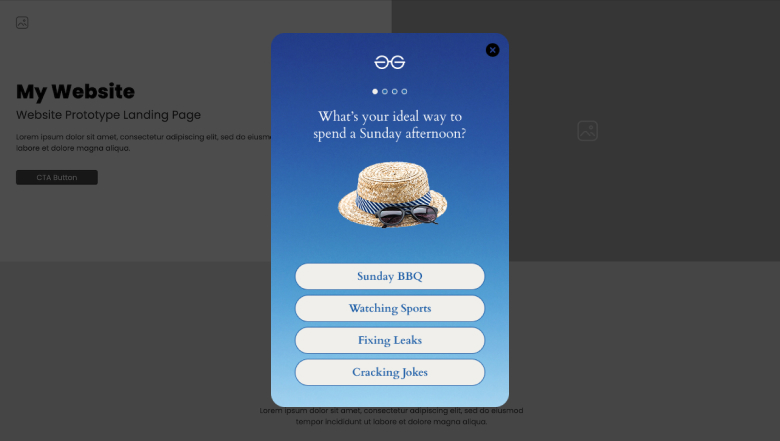 Father's Day Popup Quiz - Interactive Popup Template