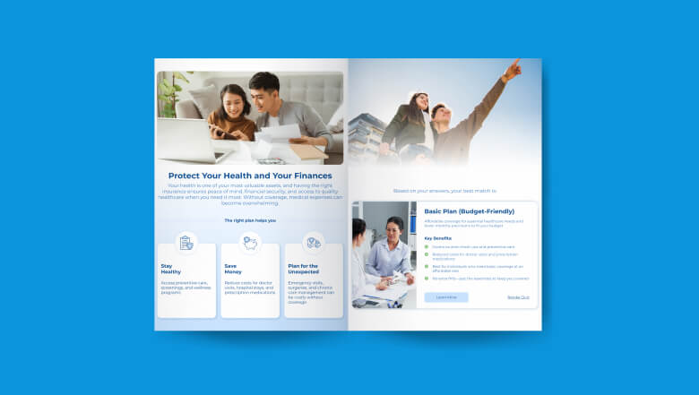 Interactive Flipbook Personality Quiz Template